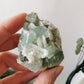 Green Apophyllite with stilbite