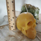 Beeswax Skull Candles