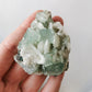 Green Apophyllite with stilbite