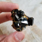 Black Tourmaline clustered on matrix #4