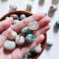 Green Flower Agate Tumble