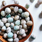 Green Flower Agate Tumble