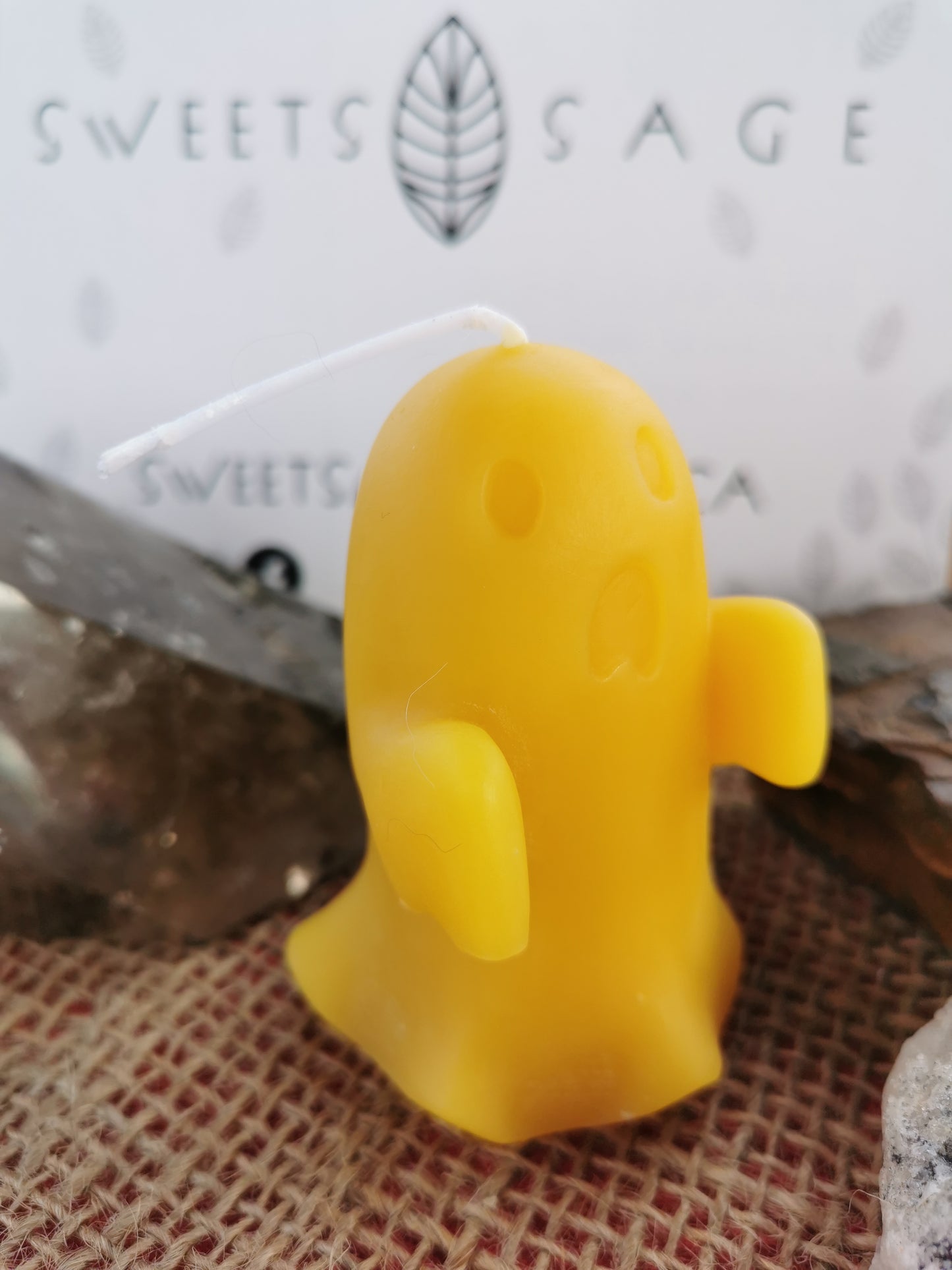Beeswax Ghost Candles