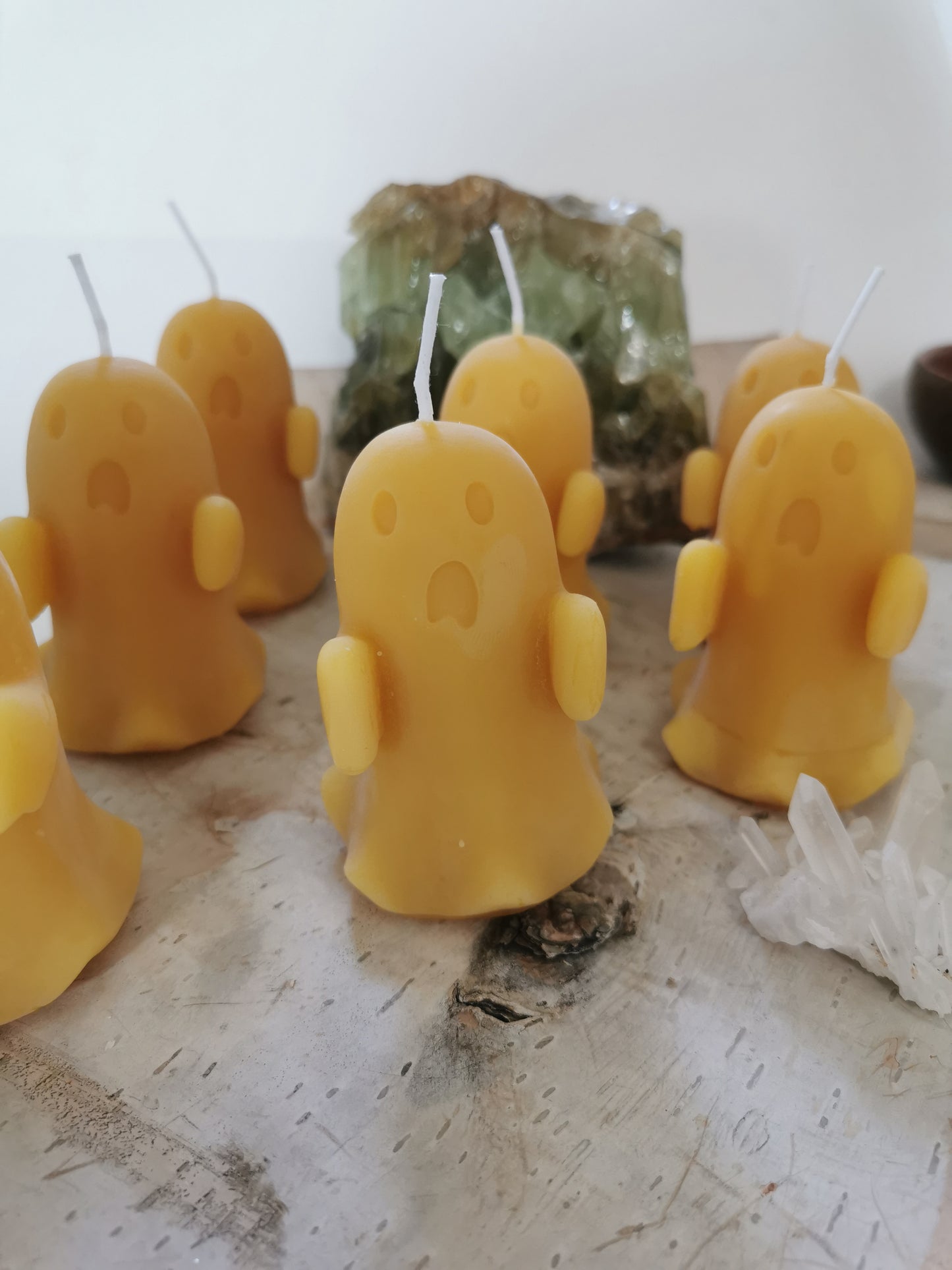 Beeswax Ghost Candles