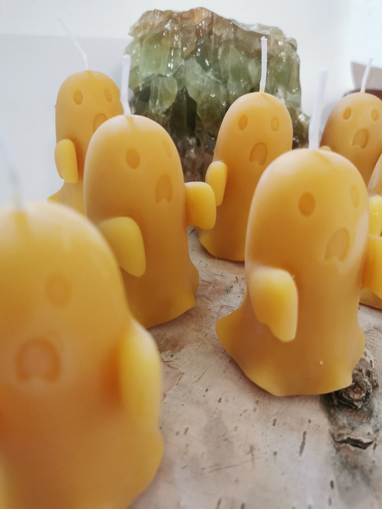 Beeswax Ghost Candles