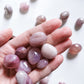 Lavender Rose Quartz tumbles