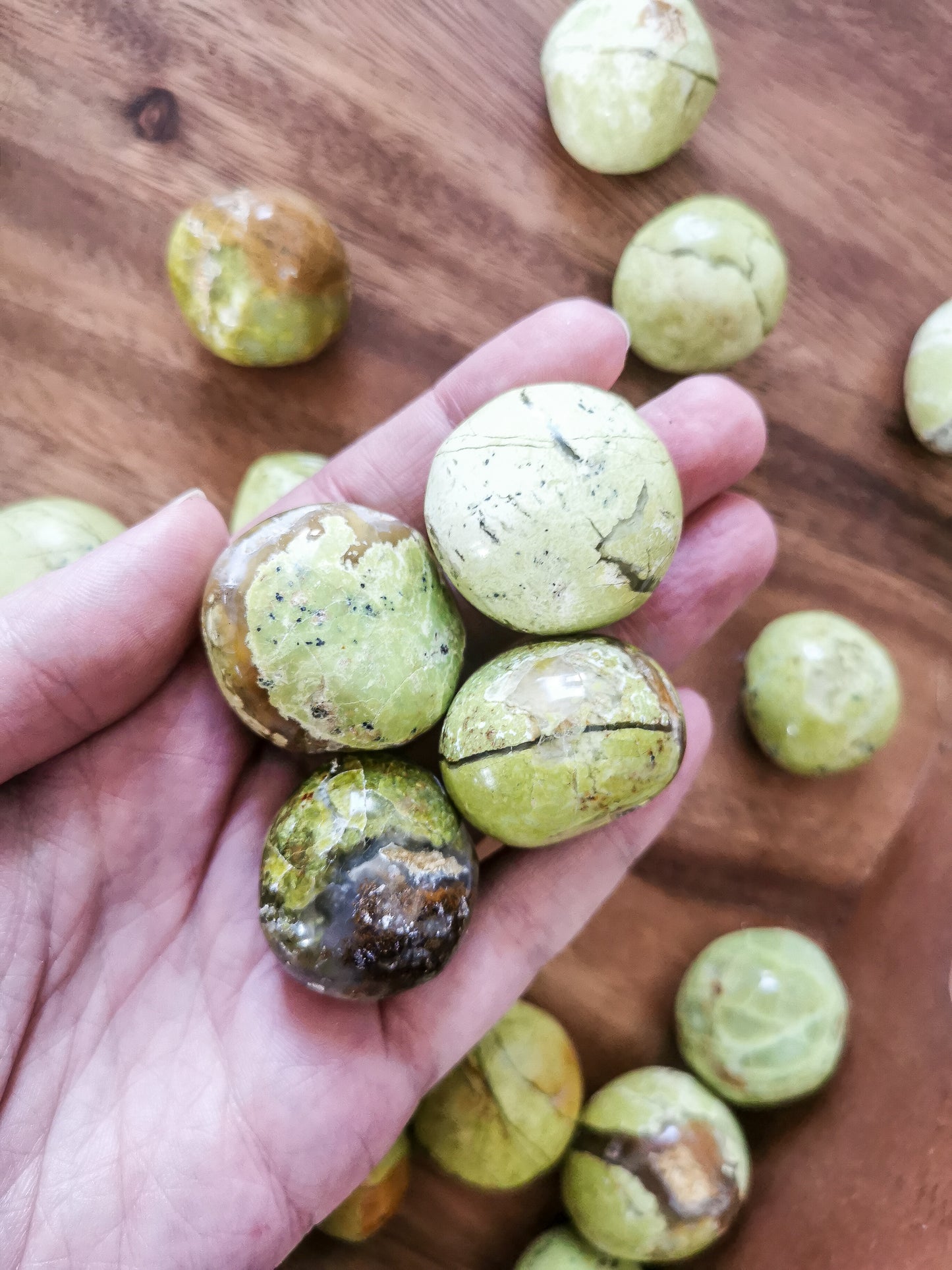Green Opal Tumble
