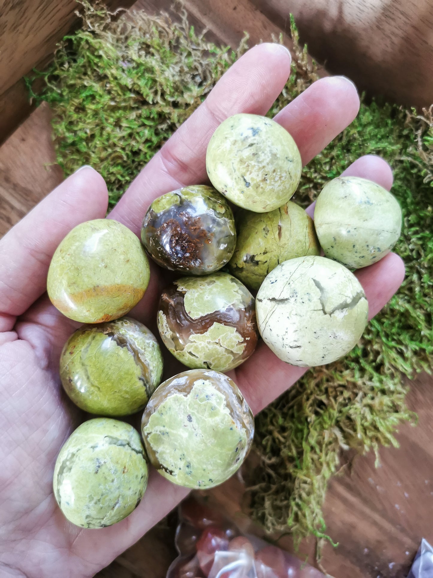 Green Opal Tumble