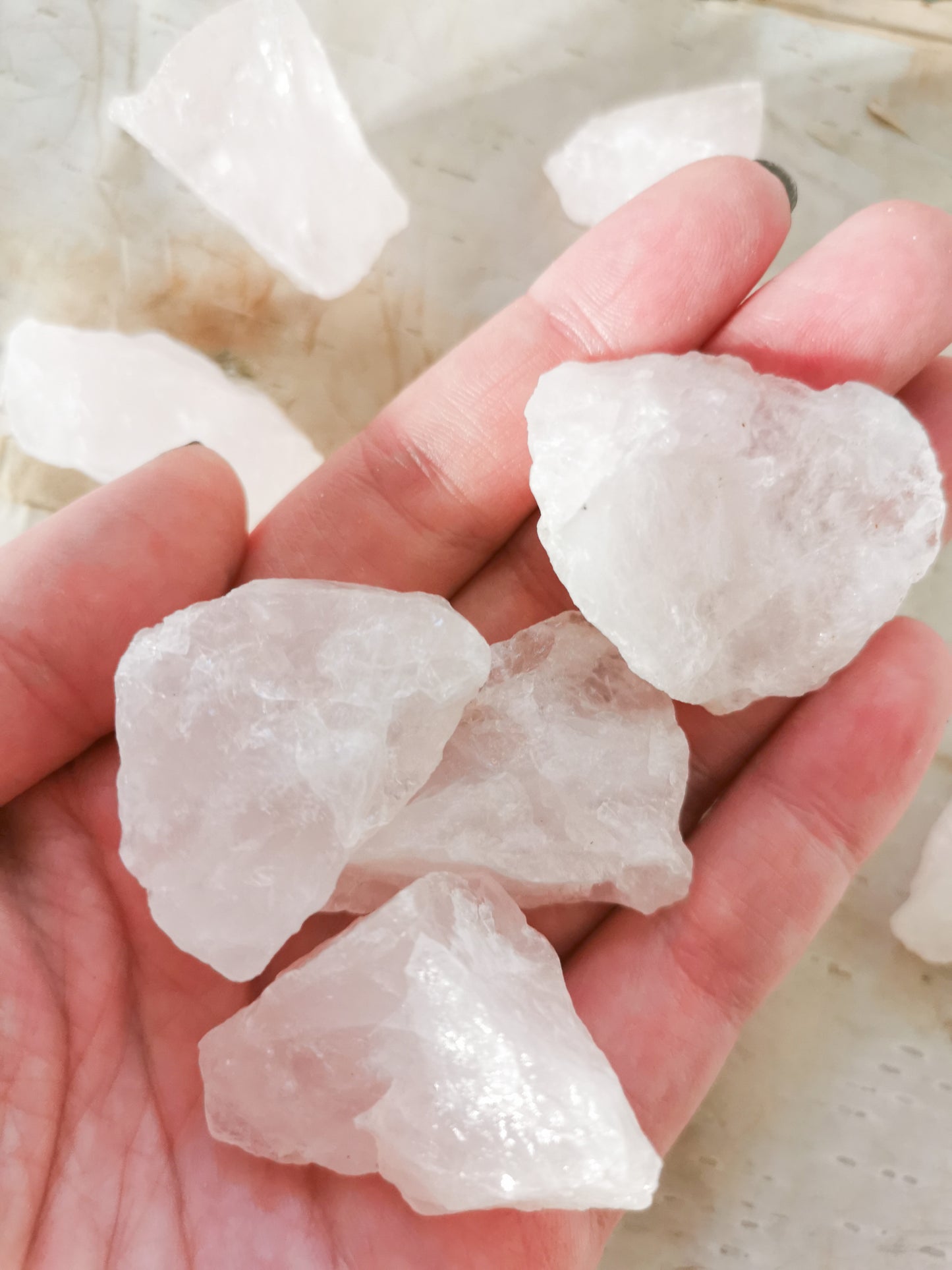 Rose Quartz Pieces