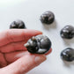 Silver sheen obsidian cats